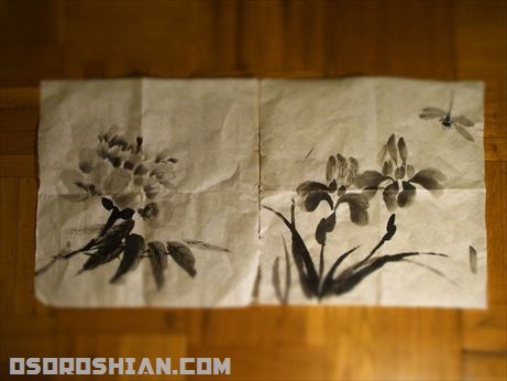 筆者の墨絵作品